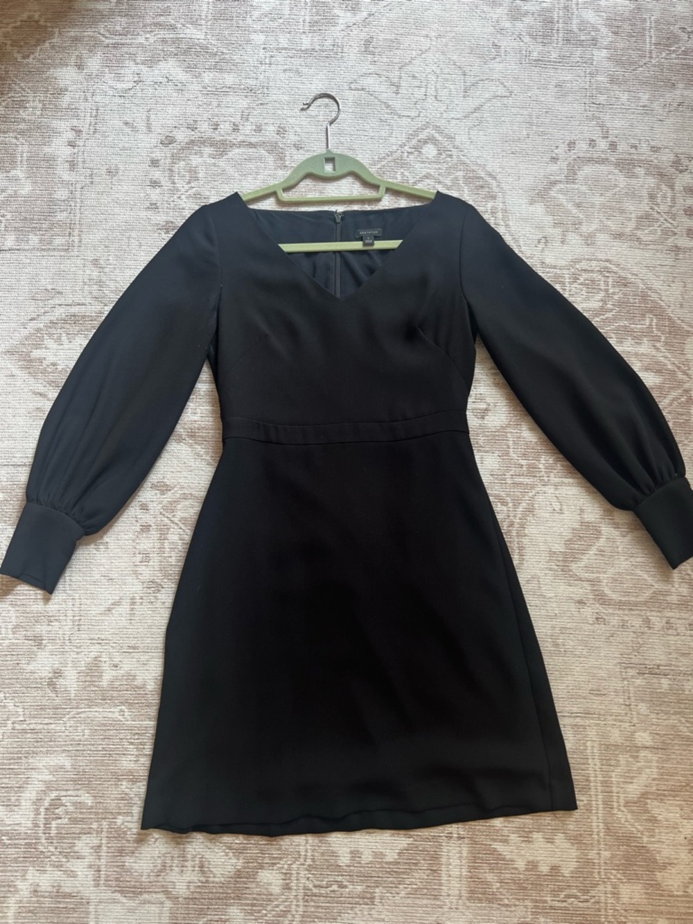 Ann Taylor Black Crepe Dress